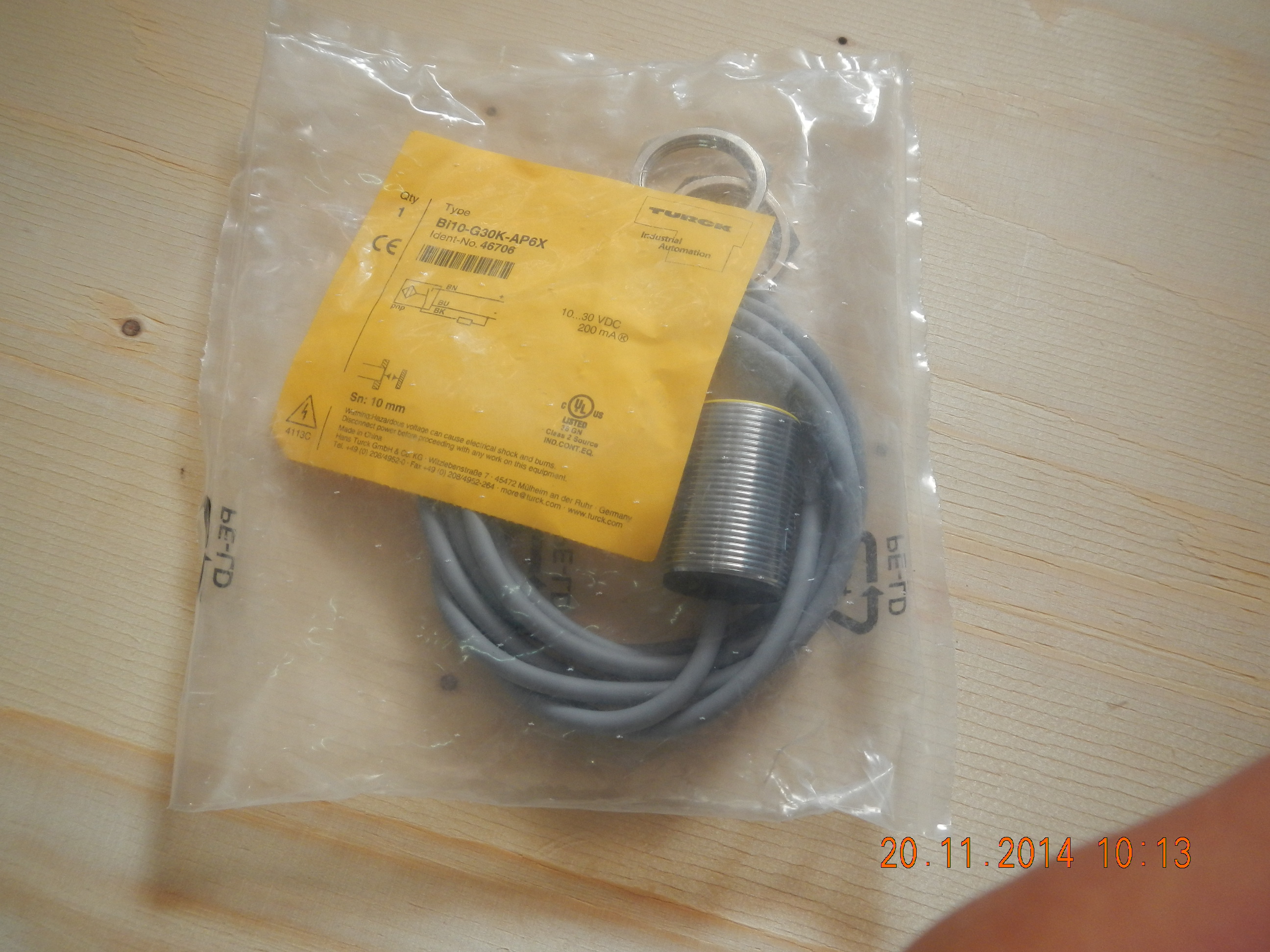 TURCK接近開關(guān)BI10-G30K-AP6X