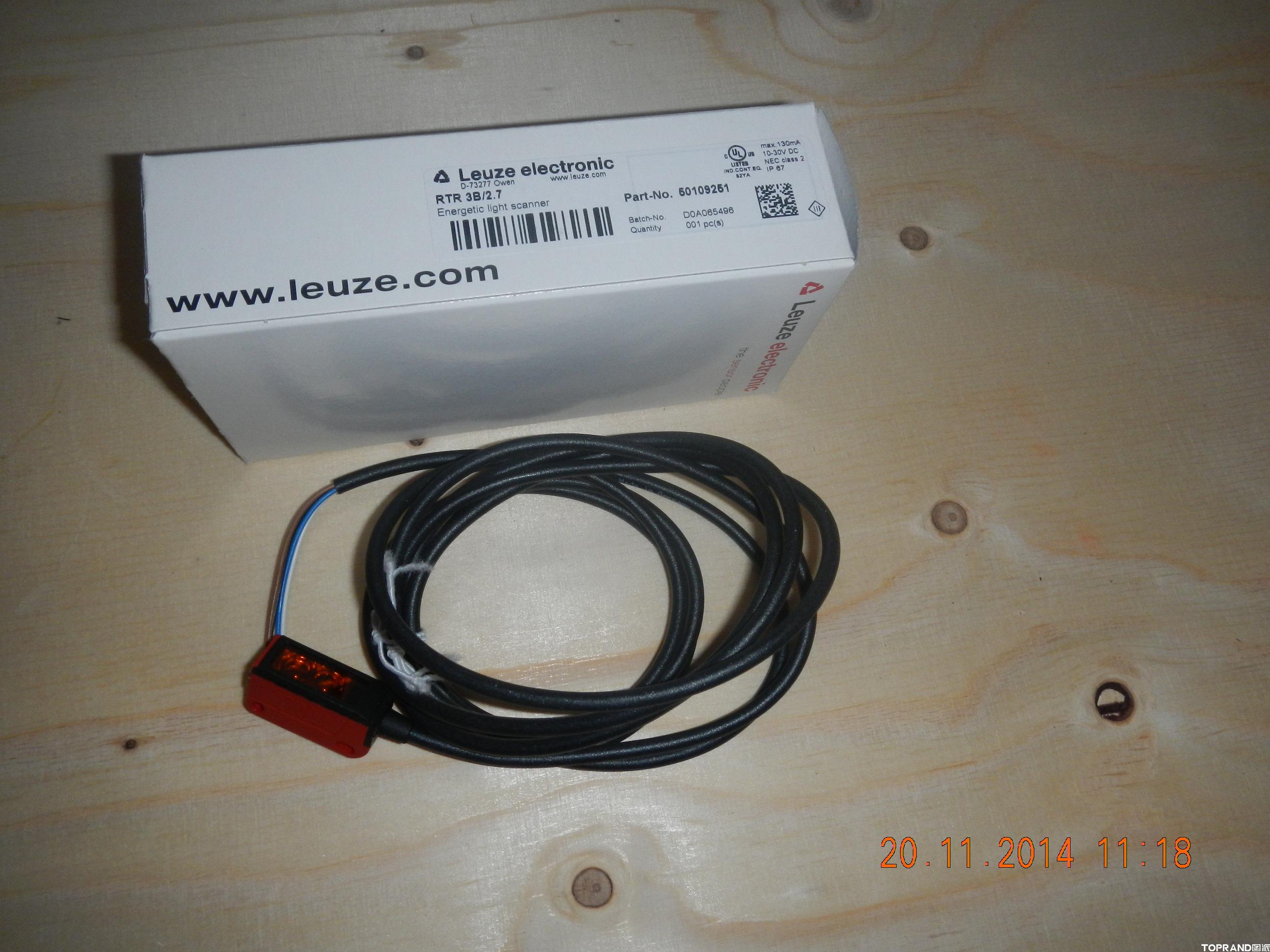 LEUZE光電傳感器RTR 3B/2.7